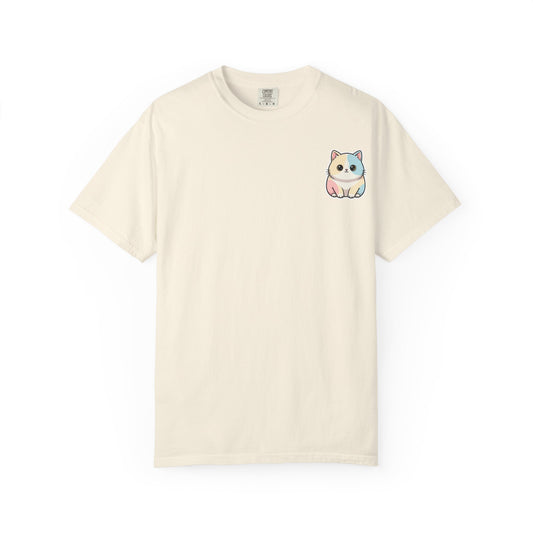 Cute Pastel Kitty Pocket T-Shirt